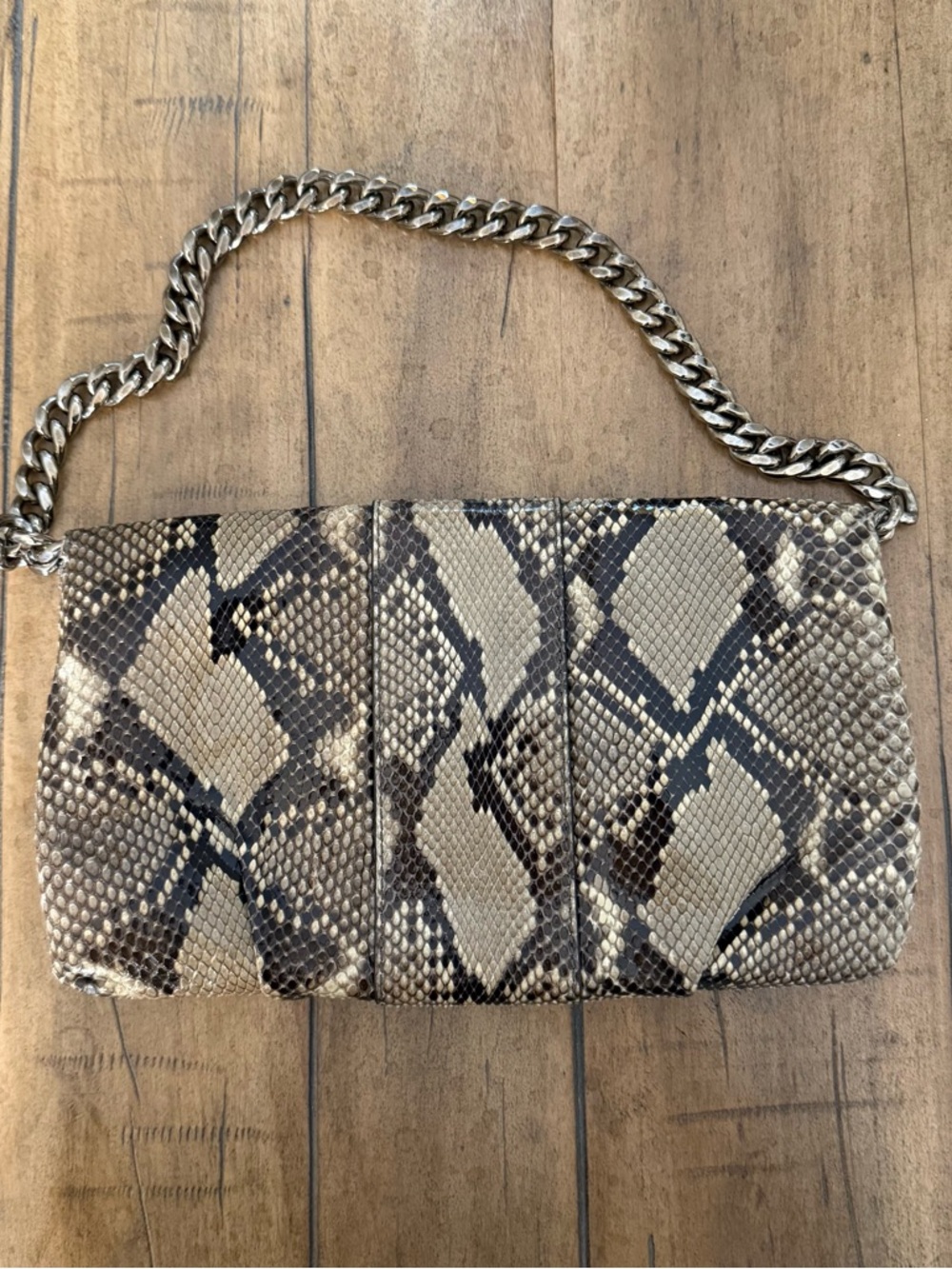 Michael Kors Snakeskin Shoulder Bag - Picture 7 of 13